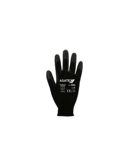 GUANTE NYLON/POLIURETANO NEGRO 3702I EN388 (4131)
