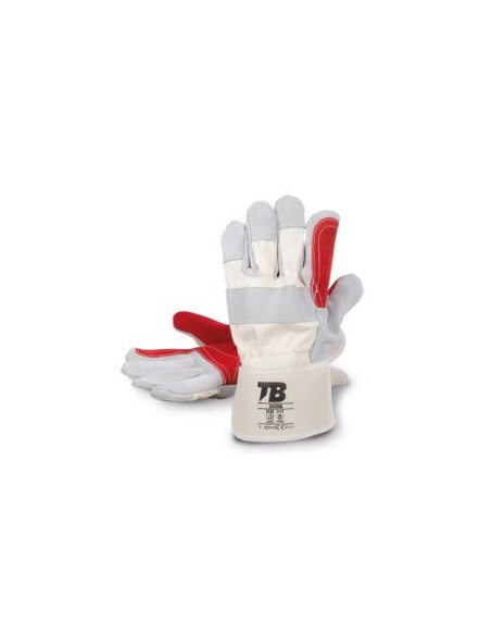GUANTE AMERICANO SRJ/LONA 202RB EN388(4244D) EN407 (X1XXX)