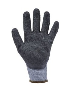 GUANTE POLI-ALG/LATEX RUGOSO NEGRO 1LAGB EN388(2142X) 2