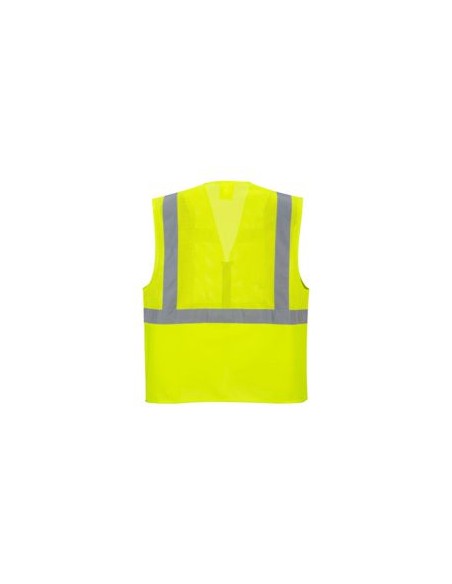 CHALECO C496 REJILLA COMB. MULTIBOLSILLOS