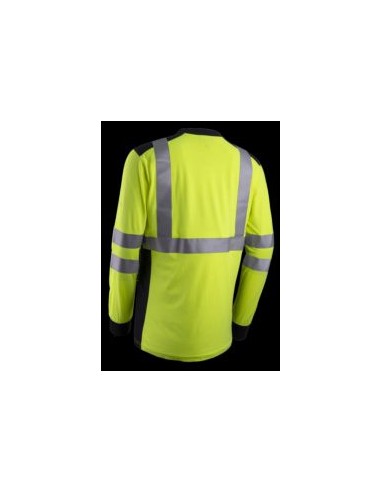 POLO EKHI  5EKH AMARILLO FL./MARINO M/L IGNIF.ANTIEST.