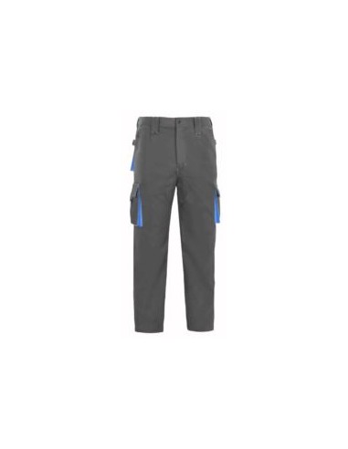 PANTALON ELITE TERGAL 240GR. GRIS/CELESTE EP701GR/AZ