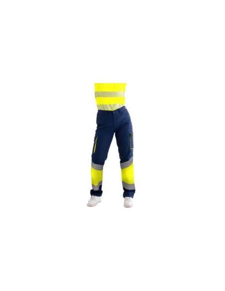 PANTALON BICOLOR STRETCH TRASGO WOMAN