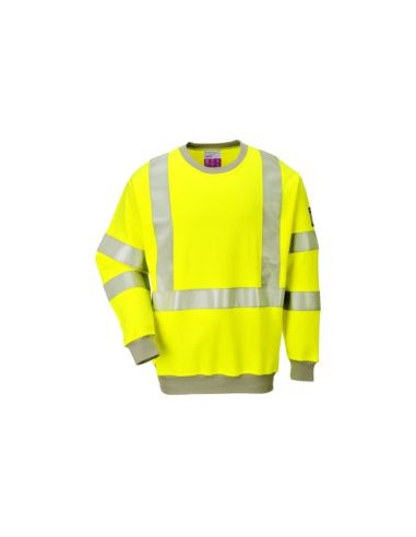 SUDADERA FR72 AMARILLO FL.IGNIF.ANTIEST.ARCO ELECT.