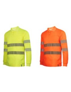 POLO 307S BANDA SEG.POLIESTER EN471 CLASE 2 MANGA LARGA