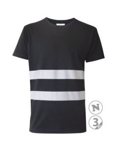 CAMISETA MANGA LARGA "GLOW"  C/BANDA SEGM. 100%ALG. 160GR