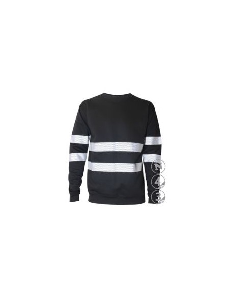 SUDADERA NEXO C/BANDA SEGM. 65/35 280GR