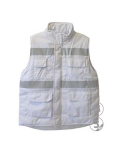 CHALECO ELON ACOLCHADO MULTIBOLSILLOS C/BANDA SEG. 2