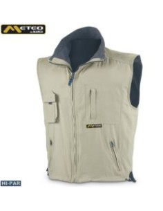 CHALECO C/FORRO POLAR MOD.NAUTICO BEIGE