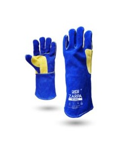 GUANTE SOLDADOR AZUL WG002B  EN388(4243) EN407(413X3X)