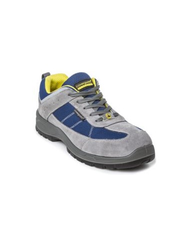 ZAPATO LEAD SERRAJE GRIS/MESH TRANSP. AZUL (MF) S1P SRC