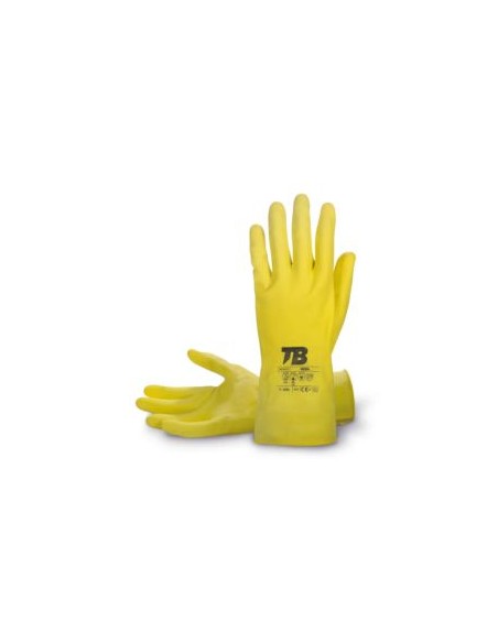 GUANTE 9004 LATEX NATURAL AMARILLO