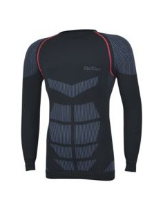 CAMISETA INTERIOR TERMICA MANGA LARGA BLACK SILVER
