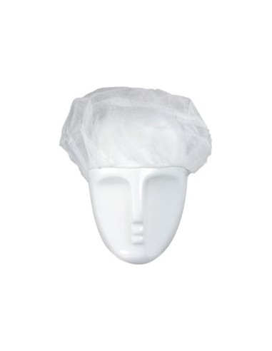 GORRO/CASQUETE H52W POLIPR. 10gr.BLANCO GPPE (PACK 100 ud)
