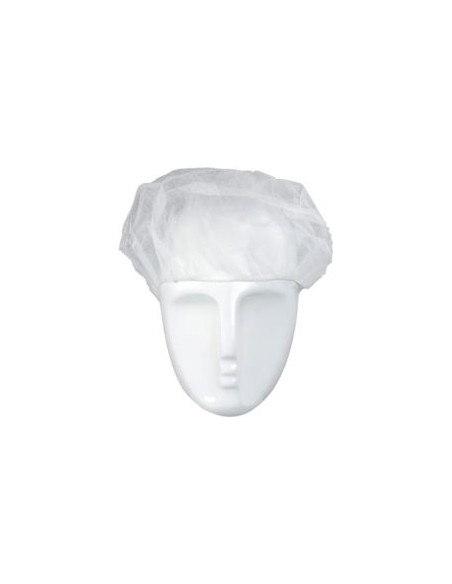 GORRO/CASQUETE H52W POLIPR. 10gr.BLANCO GPPE (PACK 100 ud)