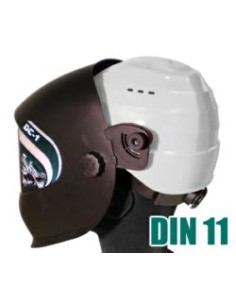PANTALLA SOLDADOR DC1 330 DIN 11 + CASCO TERANO 2