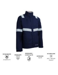 SOFTSHELL TUISTO 5TUI12 IGNIF./ANTIEST./ARC.ELEC MARINO REFLEX