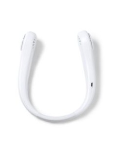 VENTILADOR DE CUELLO NEKI BLANCO CON BATERIA 2
