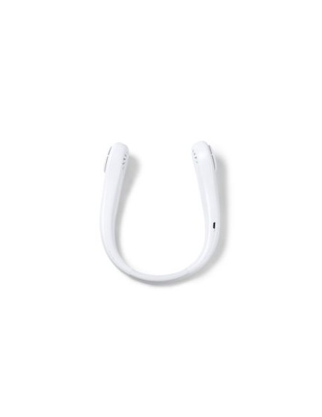 VENTILADOR DE CUELLO NEKI BLANCO CON BATERIA