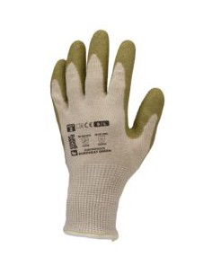 GUANTE 1HEFR0P LATEX VERDE/POLIESTER RECICLADO
