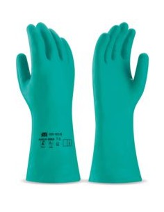 GUANTE NITRILO VERDE 688ND/N FLOC.ALG.