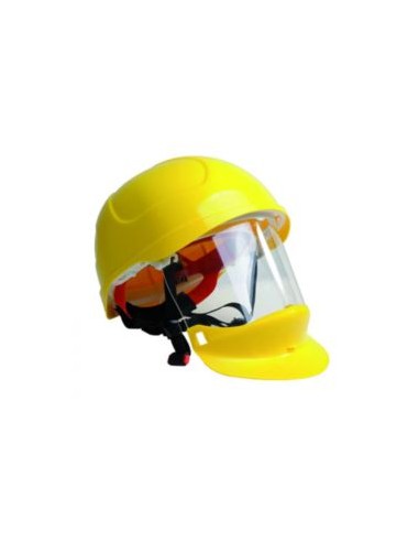 CASCO SECRA DIELECTRICO C/PANTALLA RETRÀCTIL Y BARBUQUEJO