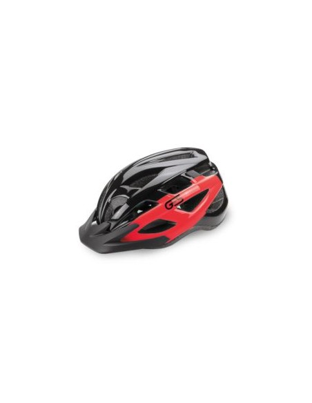 CASCO CICLISTA VARIK H420*30 NEGRO/ROJO EN1078