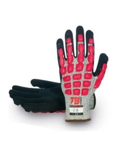 GUANTE 490RMF IMPACT NITRILO HPPE GRIS C/ (4542) 2