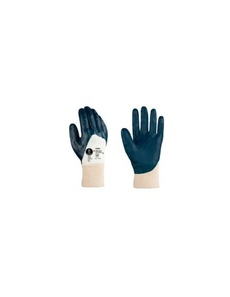GUANTE NITRILO AZUL DORSO DESCUBIERTO GN23001