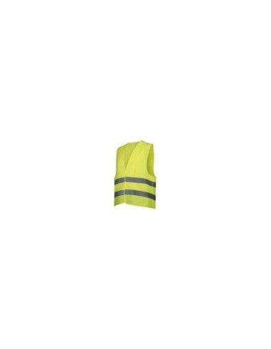 CHALECO REJILLA WR713V FLUOR CIERRE VELCRO EN471