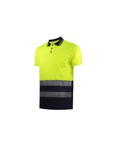 POLO 316S  BICOLOR B.SEGMENTADA100% POLIESTER M/C EN471