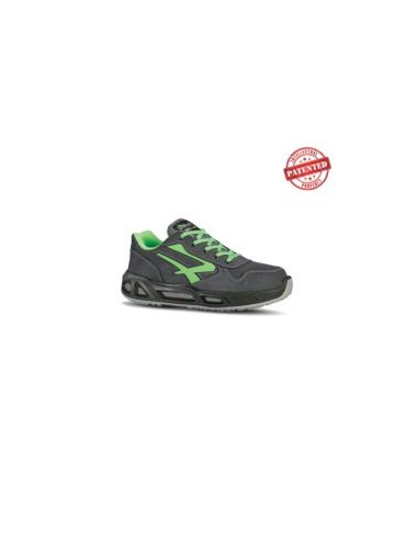 ZAPATO YODA PIEL FLOR GRIS/VERDE INFINERGY S ESD S3S CI FO SR