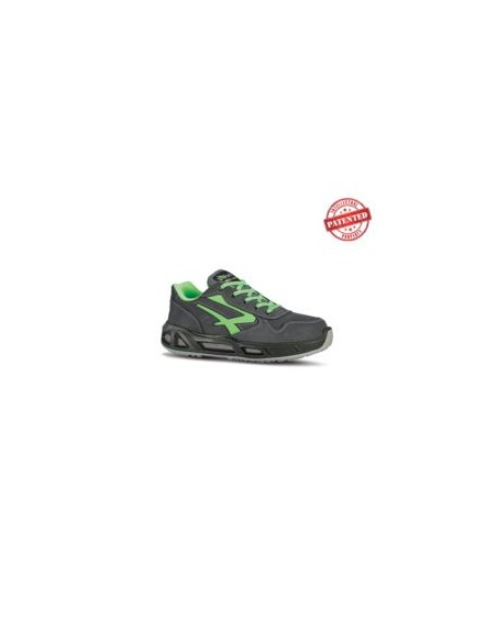 ZAPATO YODA PIEL FLOR GRIS/VERDE INFINERGY S ESD S3S CI FO SR