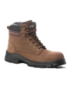 BOTA ALTA MARBLE 9MARH PIEL FLOR MARRON S3 SRC
