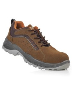 ZAPATO LUSITANIA SER. MARRON PERF. S1P SRC (METAL FREE)