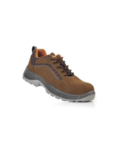 ZAPATO LUSITANIA SER. MARRON PERF. S1P SRC (METAL FREE)