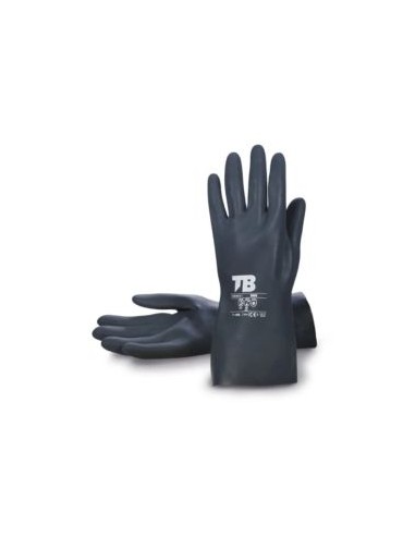 GUANTE 9003 NEOPRENO NEGRO FLOCKADO EN ALG.