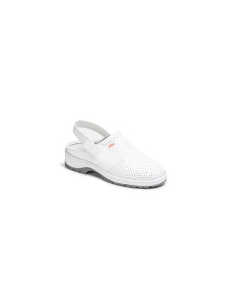 ZUECO BLANCO SEÑORA MODELO BEA-L PERFORADO DIAN