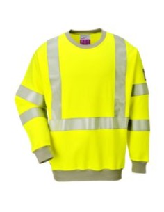 SUDADERA FR72 AMARILLO FL.IGNIF.ANTIEST.ARCO ELECT.