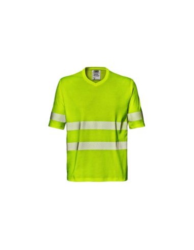 CAMISETA MC3826 M/CORTA MISTRAL 55% ALG. B.SEGM.EN471 II
