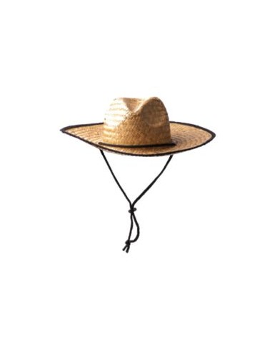 SOMBRERO MUNDAK C/CORDON DE PAJA DE ALA ANCHA MOD. FERROCARRIL