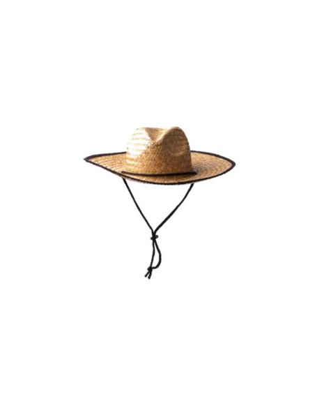 SOMBRERO MUNDAK C/CORDON DE PAJA DE ALA ANCHA MOD. FERROCARRIL