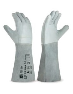 GUANTE PIEL FLOR VACUNO/DORSO SERRAJE 788MXG