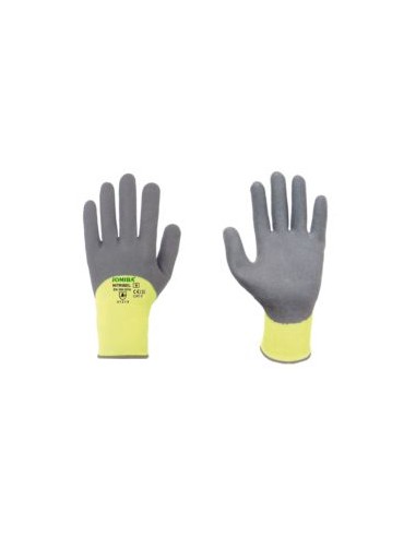 GUANTE NITRIBEL NYLON AMAR.FL./NITRILO ARENOSO 3/4