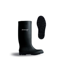 Bota de Agua PVC Caña Alta Negra