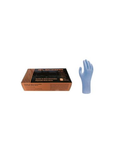 GUANTE NITRILO AZUL NO EMPOLVADO DS-2003 (Caja de 100uds.)