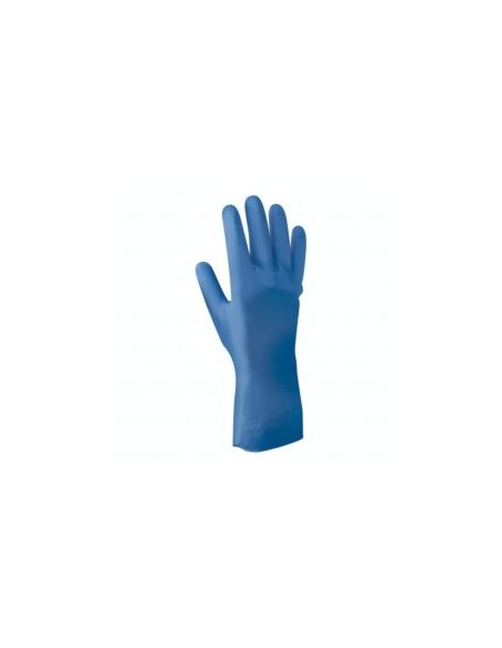 GUANTE NITRILO AZUL SHOWA707D EN388 EN374-5 TIPO A