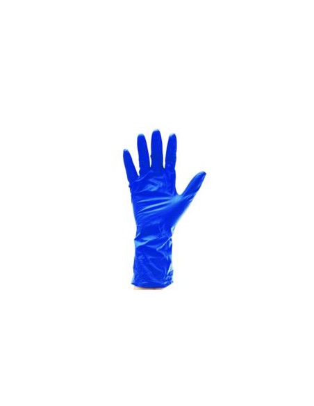 GUANTE ENHU-LCB DESECHABLE NITRILO EXTRA LARGO 30CM (100UDS)