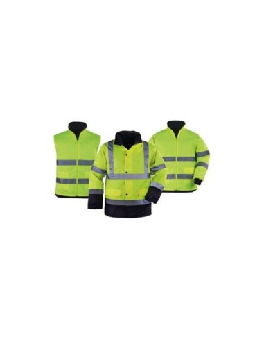 PARKA 4 en1 ROADWAY AMARILLO FL./MARINO EN471/EN14058