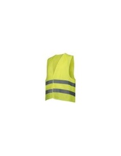 CHALECO REJILLA WR713V FLUOR CIERRE VELCRO EN471
